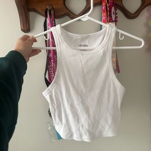 Target brand wild fable white muscle tank top. Size small